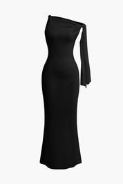 Emily | Shoulder Tie Midi Dress