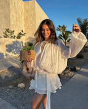Julia | Draped Mini Dress