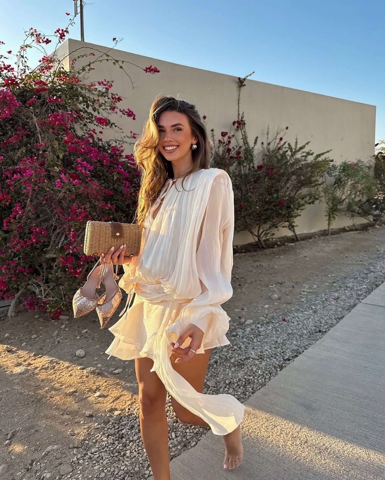 Julia | Draped Mini Dress