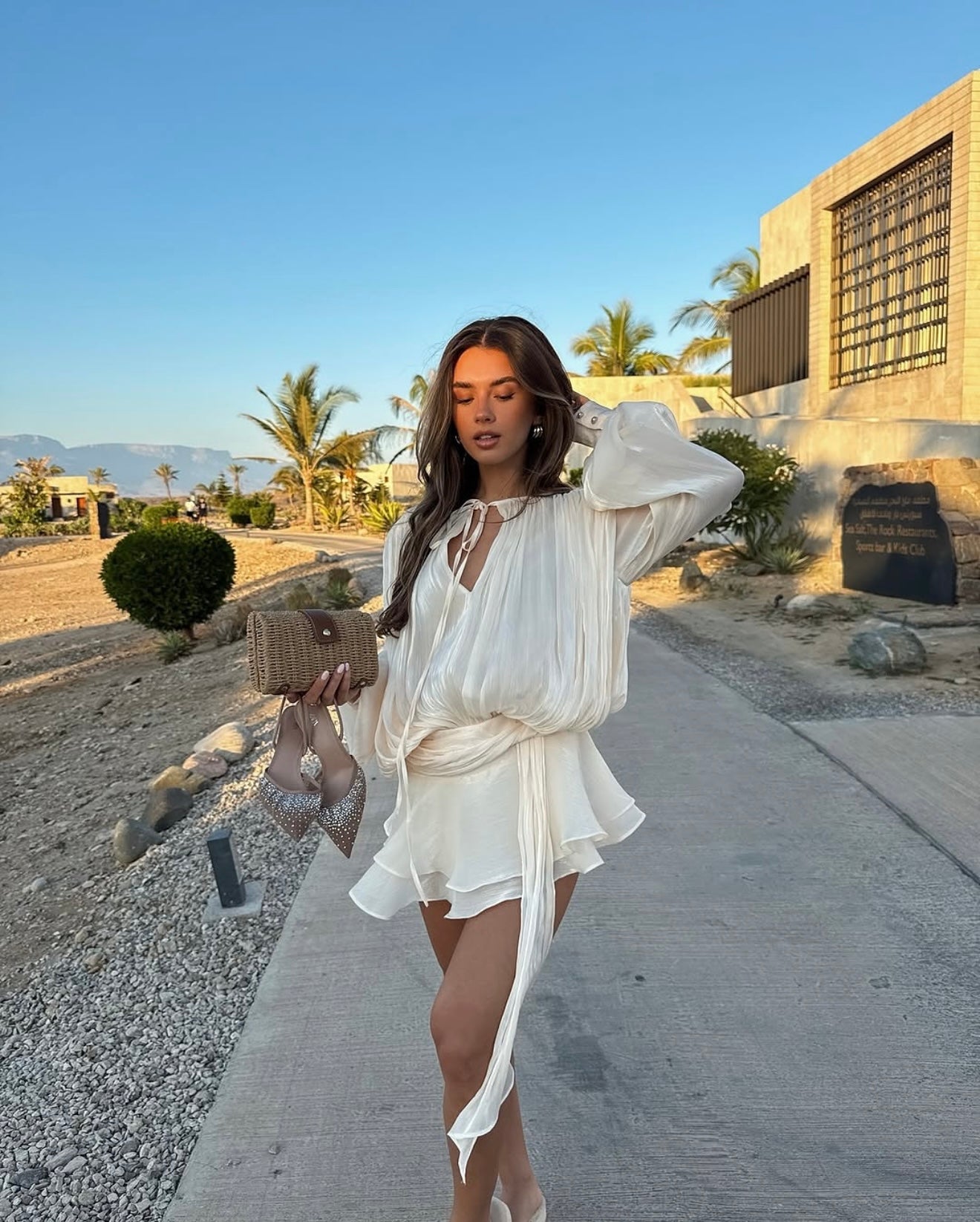 Julia | Draped Mini Dress