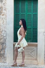 Ayla | Satin Flare Mini Dress