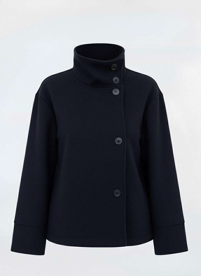 Martha | High-Neck Wool-Blend Jacket