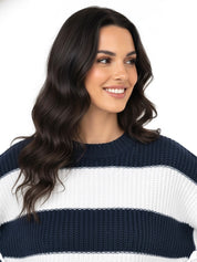 Emma | Striped Oversized Knit Sweater