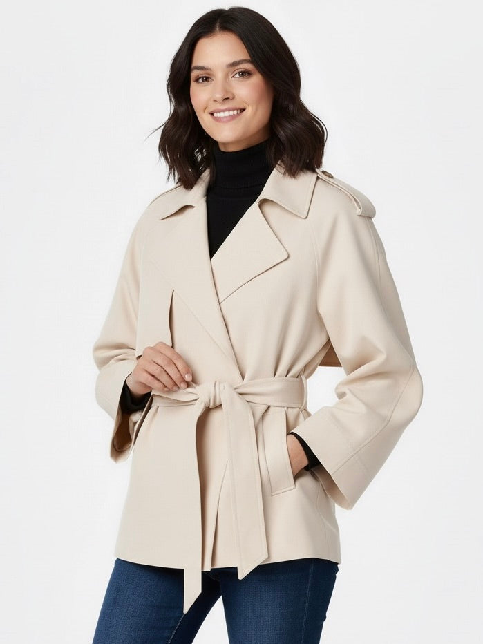 Harper | Belted Oversized Trench Jacket