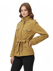 Freya | Belted Cotton Utility Trench