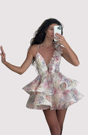 Kimberley | Flower Print Dress