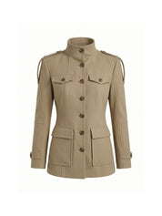 Florence | Structured Button-Up Cotton Jacket