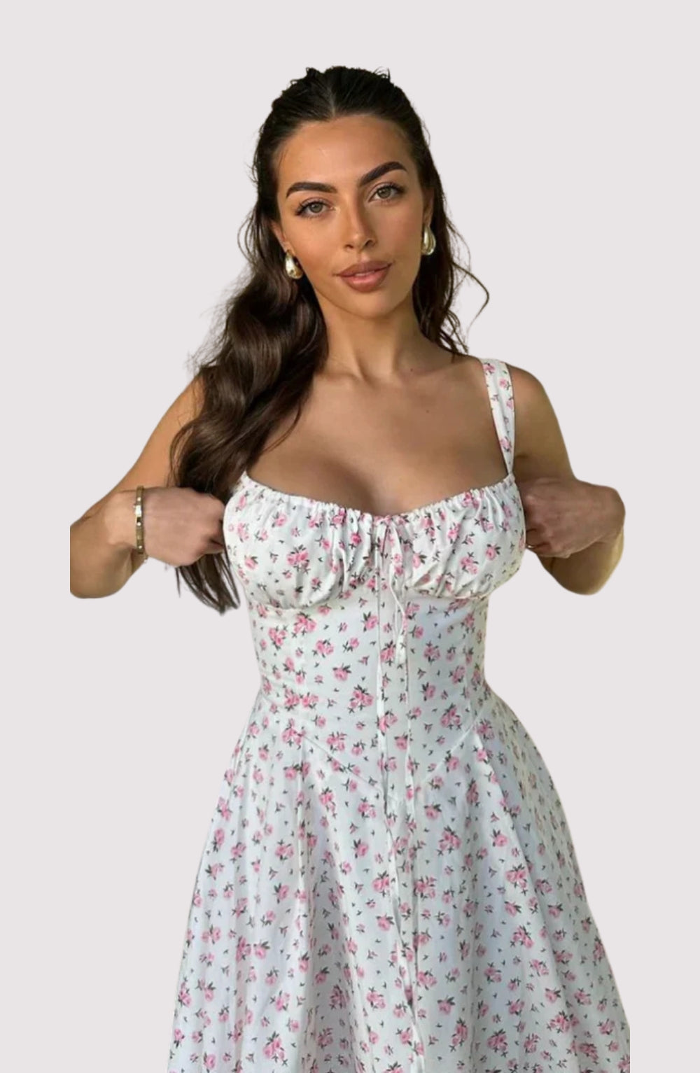 Meredith | Corset Midi Dress