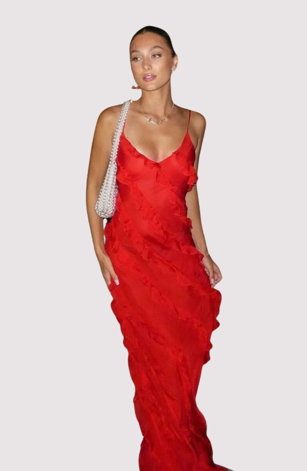 Kensie | Elegant Tulle Maxi Dress