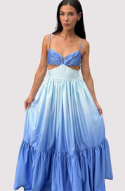Catarina | Ombre Cutout Maxi Dress
