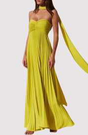 Zaira | Pleated Maxi Dress
