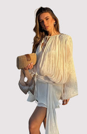 Julia | Draped Mini Dress