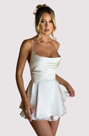 Lilly | Satin Mini Dress