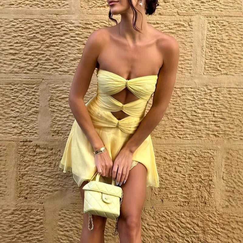 Amara | Twist Mini Dress