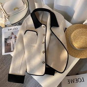 Karinna | Contrast Trim Collar Jacket