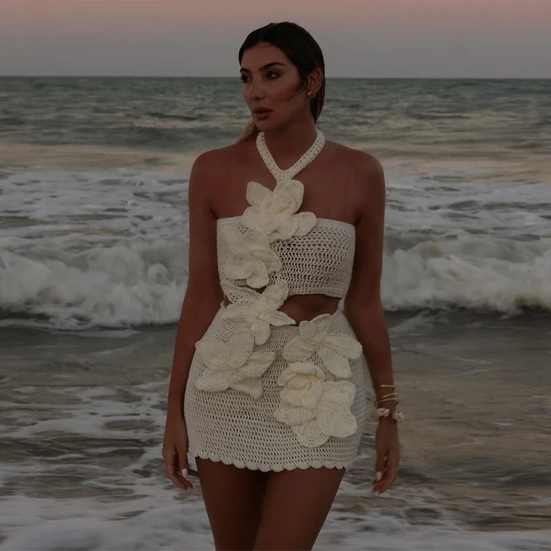 Fioret | Crochet Mini Dress