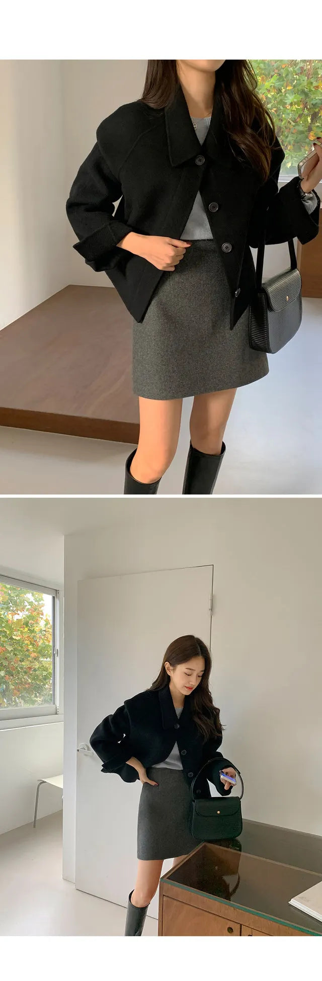 Alexia | Minimal Collar Jacket