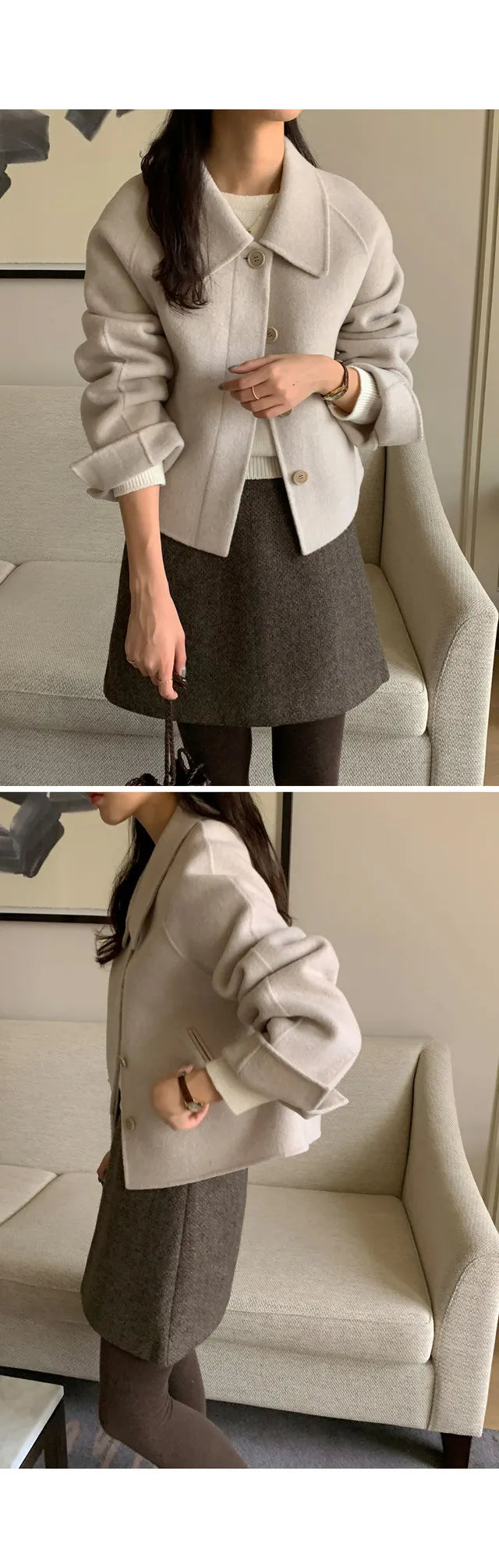 Alexia | Minimal Collar Jacket