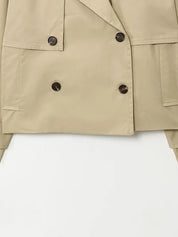Ada | Short Double-Breasted Trench Jacket