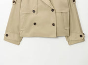 Ada | Short Double-Breasted Trench Jacket