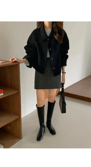 Alexia | Minimal Collar Jacket