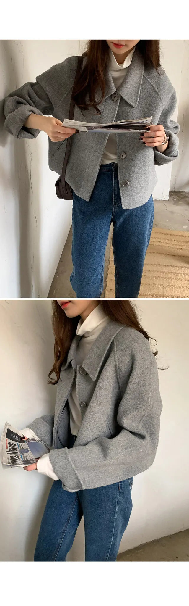 Alexia | Minimal Collar Jacket