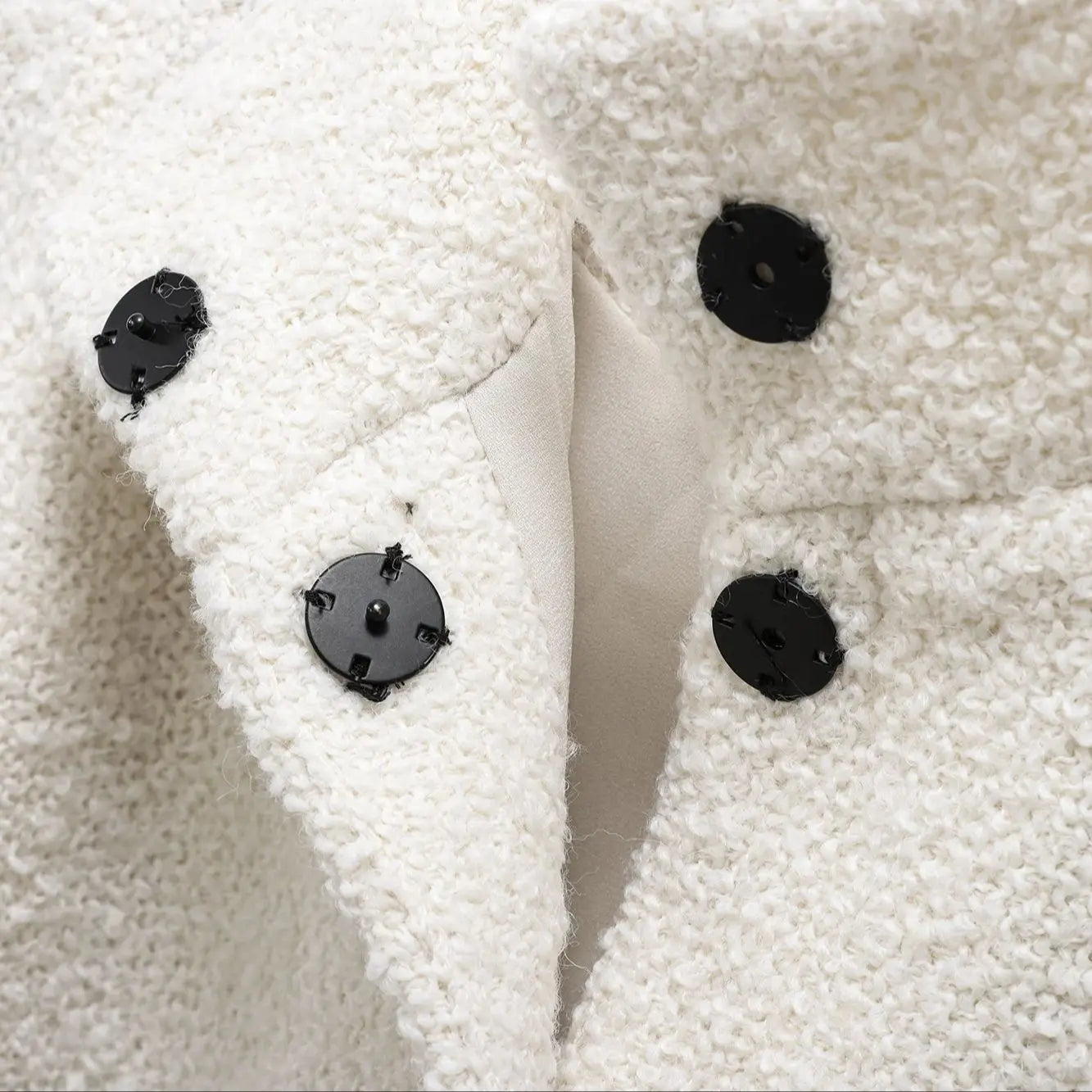 Willow | Textured Wool Cape Jacket