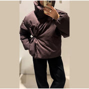 Lottie | Padded Wrap Puffer Jacket