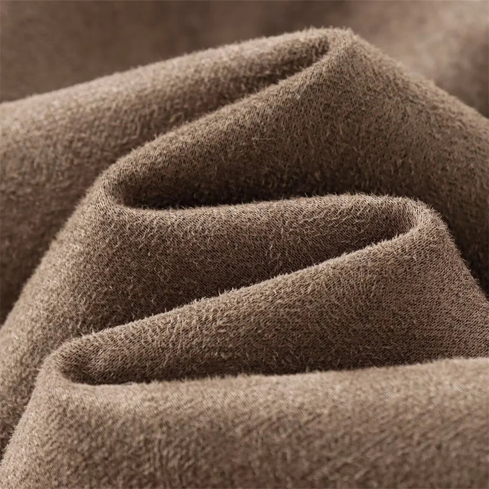 Sienna | Long Faux Fur Lapel Coat