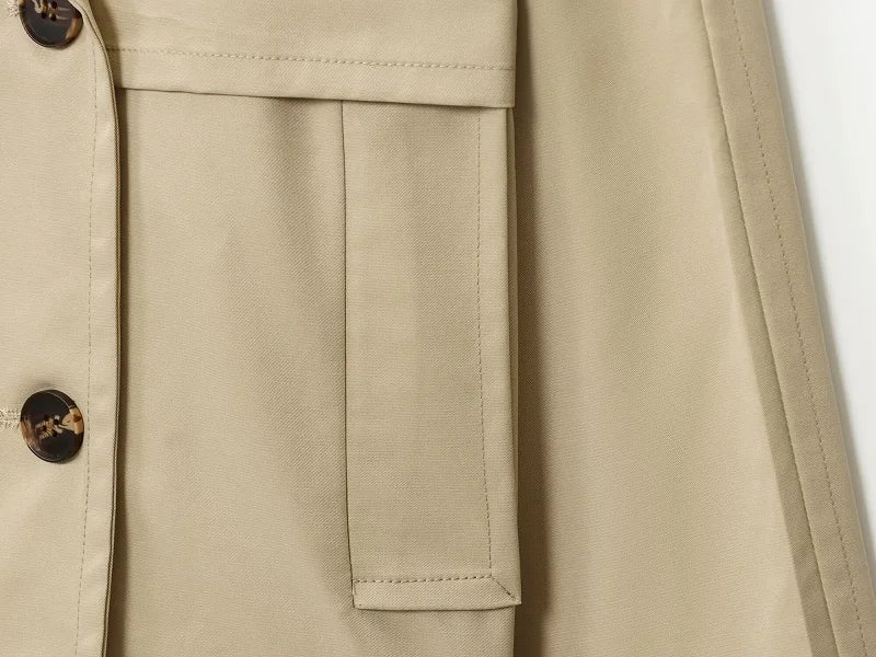 Ada | Short Double-Breasted Trench Jacket