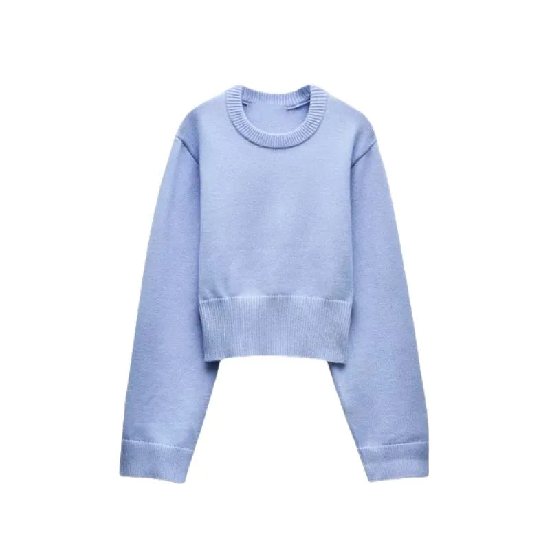 Elsie | Cropped Knit Sweater