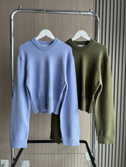 Elsie | Cropped Knit Sweater