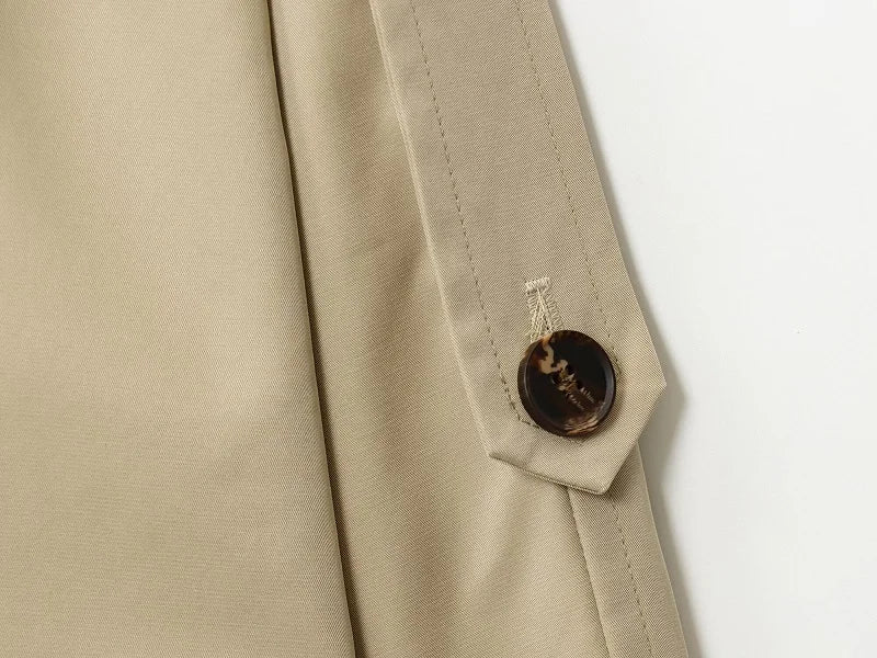 Ada | Short Double-Breasted Trench Jacket