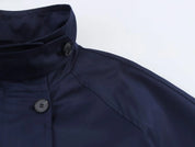 Charlotte | High-Neck Flared Cape Coat