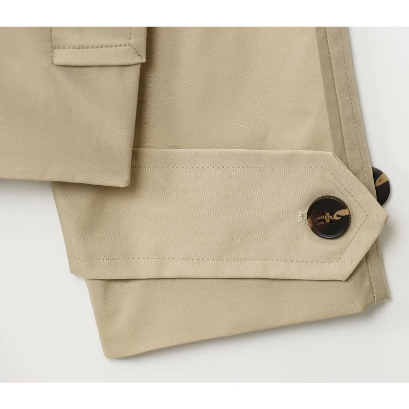 Ada | Short Double-Breasted Trench Jacket