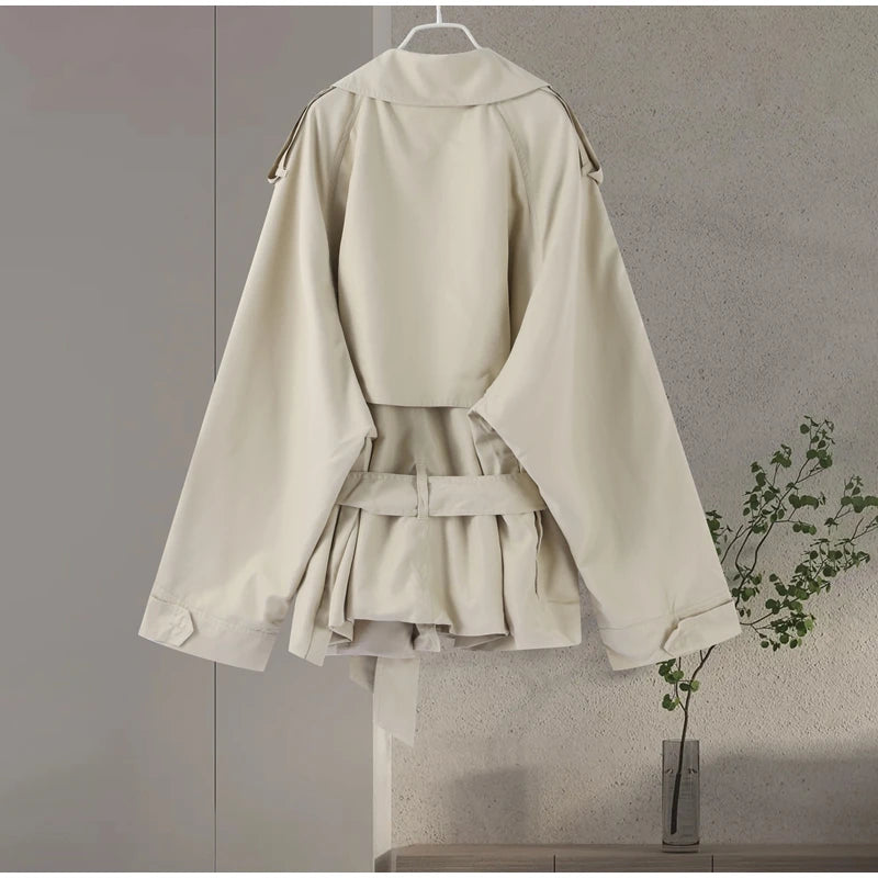 Harper | Belted Oversized Trench Jacket