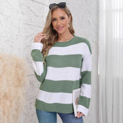 Emma | Striped Oversized Knit Sweater