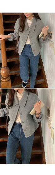 Alexia | Minimal Collar Jacket