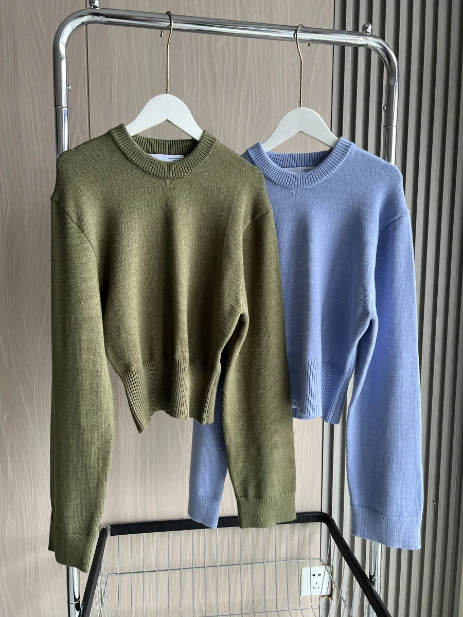 Elsie | Cropped Knit Sweater