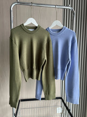 Elsie | Cropped Knit Sweater