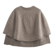 Blake | Wool-Blend Button-Up Cape Sweater
