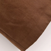 Sansa | Manteau long marron à boutons