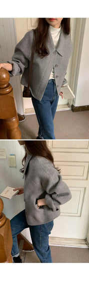 Alexia | Minimal Collar Jacket