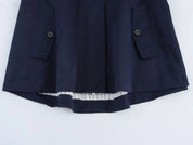 Charlotte | High-Neck Flared Cape Coat