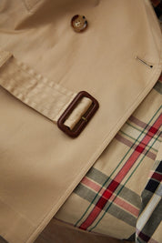 Letifen | Double-Breasted Belted Trench Coat