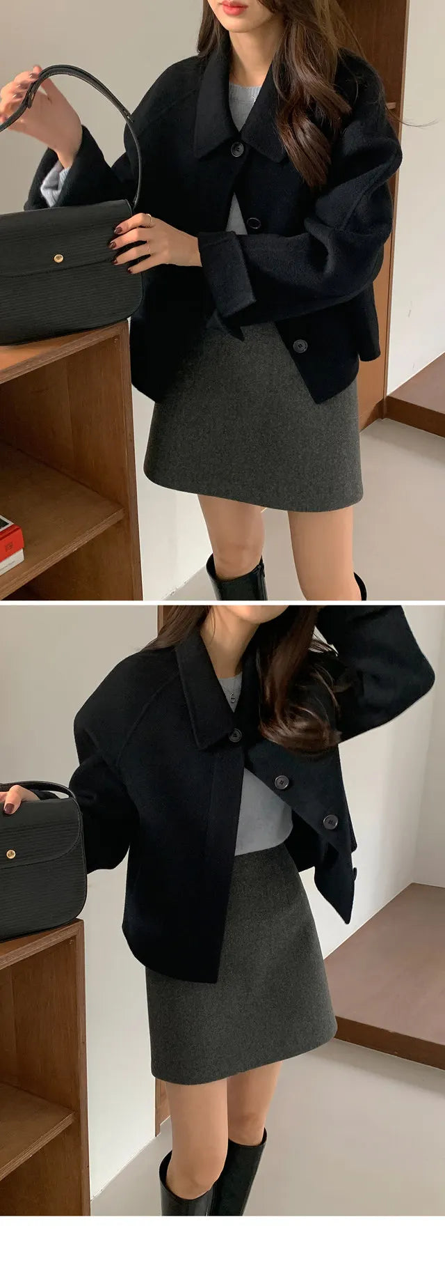 Alexia | Minimal Collar Jacket