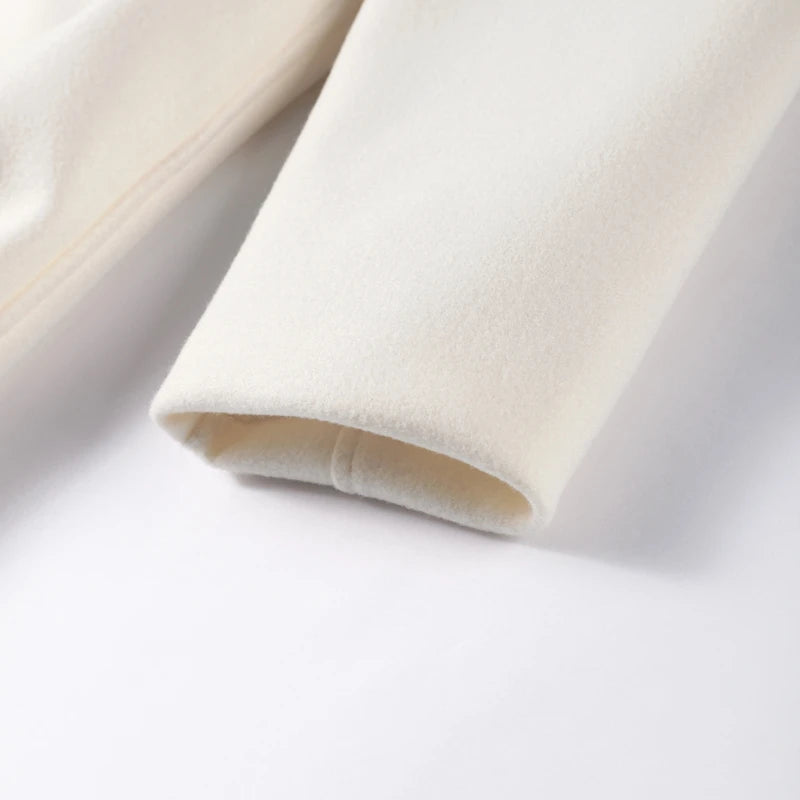 Amaya | Elegant High-Neck Long Coat