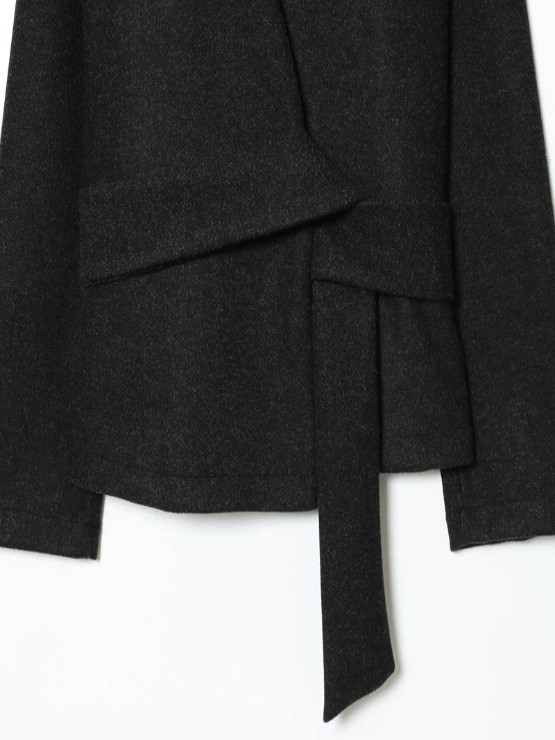 Esme | Textured Wrap Top