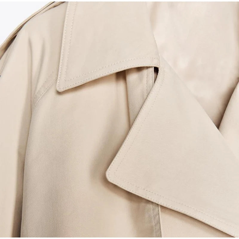 Harper | Belted Oversized Trench Jacket