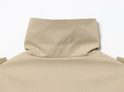 Emilia | High-Collar Belted Trench Jacket